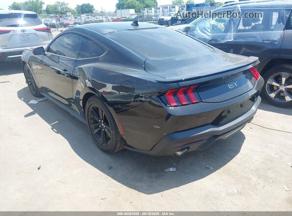 1FA6P8CF3S5406094 2025 FORD MUSTANG Black Հետևի ձախ