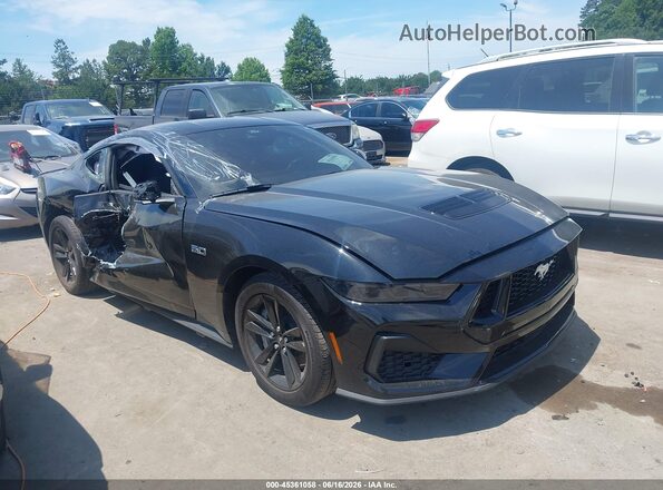 1FA6P8CF3S5406094 2025 FORD MUSTANG Black Սալոնի հետևի տեսք