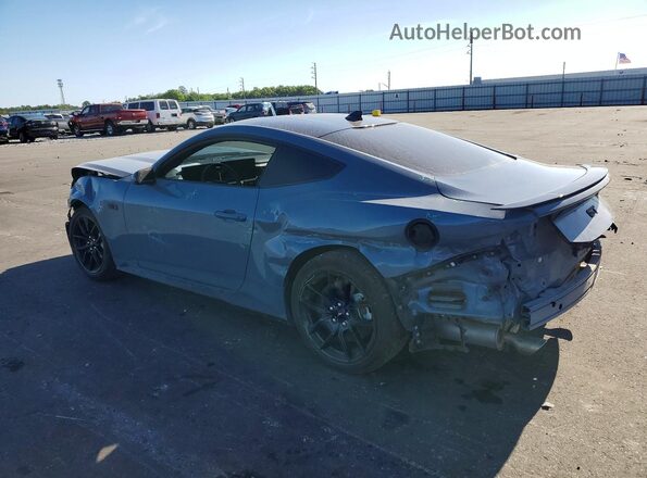 1FA6P8CF3S5408153 2025 FORD MUSTANG Blue Trasero izquierdo