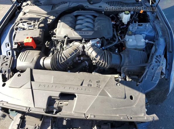 1FA6P8CF3S5408153 2025 FORD MUSTANG Blue Vista interior trasera
