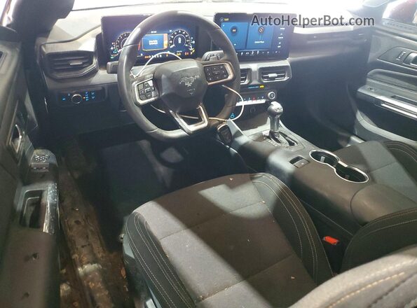1FA6P8CF3S5411103 2025 FORD MUSTANG Бордовый Вид панели приборов