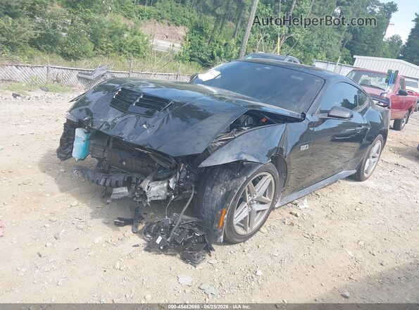 1FA6P8CF3T5405559 2026 FORD MUSTANG Black წინა მარცხენა ხედი სამი მეოთხედიდან