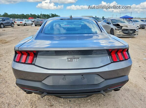 1FA6P8CF3T5406680 2026 FORD MUSTANG Gray Rear view