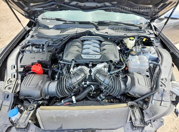 1FA6P8CF3T5406680 2026 FORD MUSTANG Gray Rear interior view