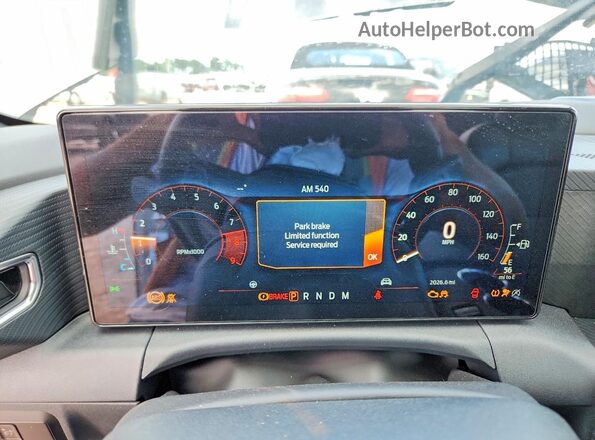 1FA6P8CF3T5406680 2026 FORD MUSTANG Gray Instrument cluster view