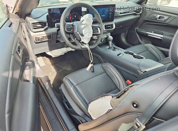 1FA6P8CF3T5406680 2026 FORD MUSTANG Gray Dashboard view