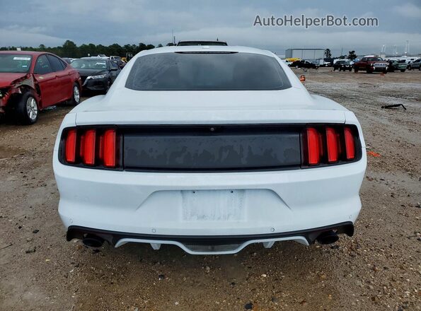 1FA6P8CF4G5225299 2016 FORD MUSTANG White Widok z tyłu