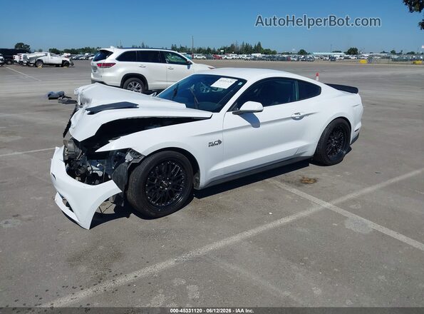 1FA6P8CF4H5235624 2017 FORD MUSTANG White Front left