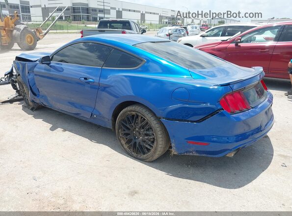 1FA6P8CF4H5293846 2017 FORD MUSTANG Blue Rear left