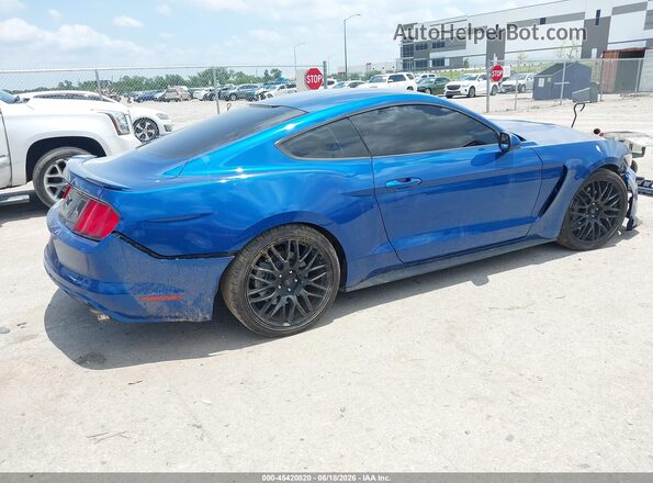 1FA6P8CF4H5293846 2017 FORD MUSTANG Blue Rear right