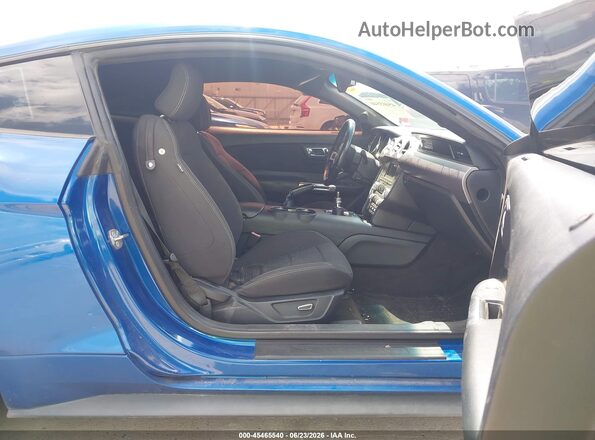 1FA6P8CF4H5333441 2017 FORD MUSTANG Blue Widok wnętrza z przodu