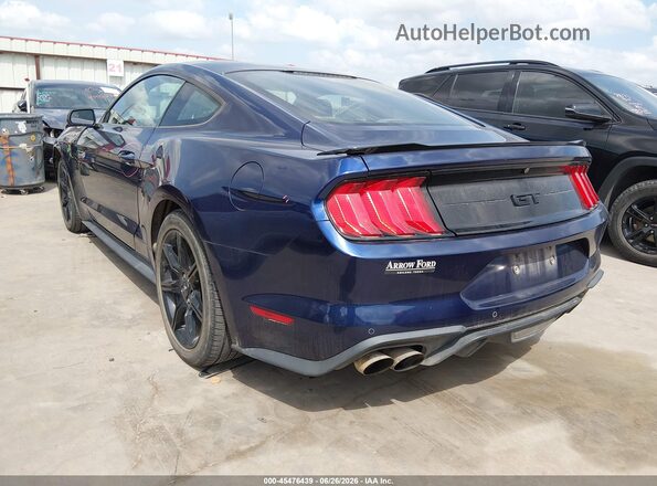 1FA6P8CF4J5108359 2018 FORD MUSTANG Dark Blue Trasero izquierdo