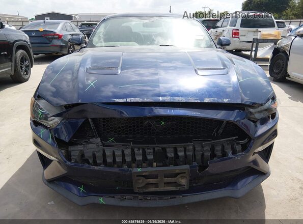 1FA6P8CF4J5108359 2018 FORD MUSTANG Dark Blue Vista frontal