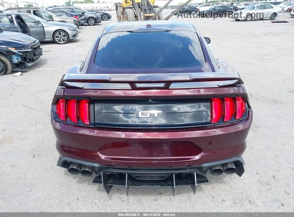 1FA6P8CF4J5154273 2018 FORD MUSTANG Maroon 
