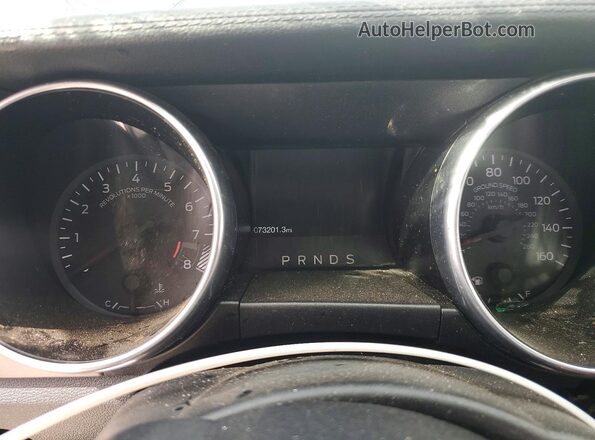 1FA6P8CF4K5151763 2019 FORD MUSTANG White Սարքավորումների վահանակի տեսք
