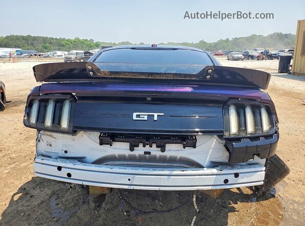 1FA6P8CF4K5174038 2019 FORD MUSTANG Purple Հետևի տեսք