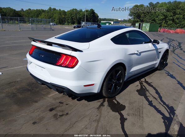 1FA6P8CF4M5104445 2021 FORD MUSTANG White Trasero derecho