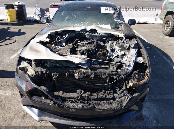 1FA6P8CF4M5144492 2021 FORD MUSTANG Черный Вид спереди