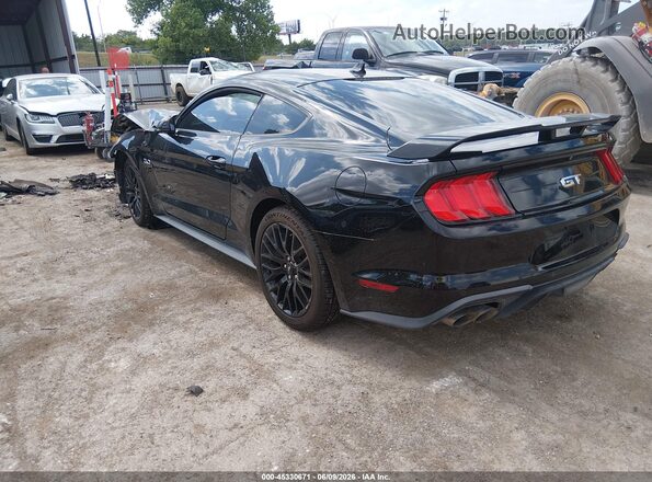 1FA6P8CF4N5111381 2022 FORD MUSTANG Black Հետևի ձախ