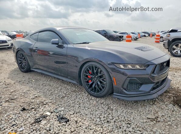 1FA6P8CF4R5436263 2024 FORD MUSTANG Charcoal Przód prawy
