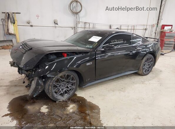1FA6P8CF4T5401519 2026 FORD MUSTANG Black წინა მარცხენა ხედი სამი მეოთხედიდან
