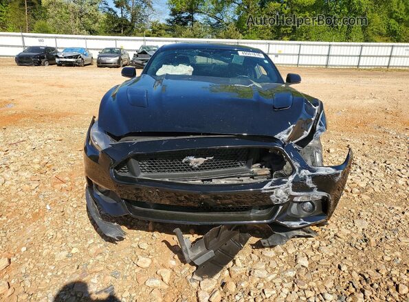 1FA6P8CF5G5220323 2016 FORD MUSTANG Black Front view