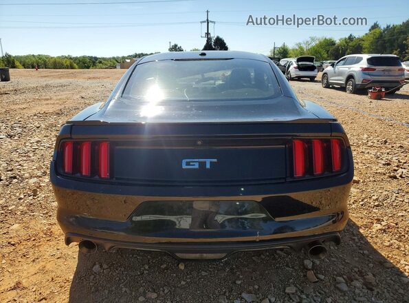1FA6P8CF5G5220323 2016 FORD MUSTANG Black Rear view