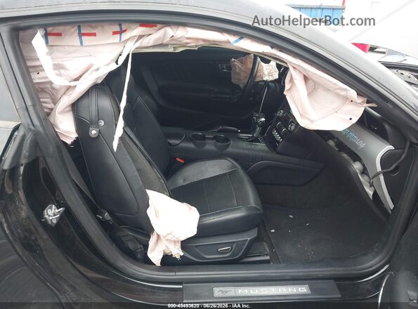1FA6P8CF5G5246274 2016 FORD MUSTANG Black Widok wnętrza z przodu