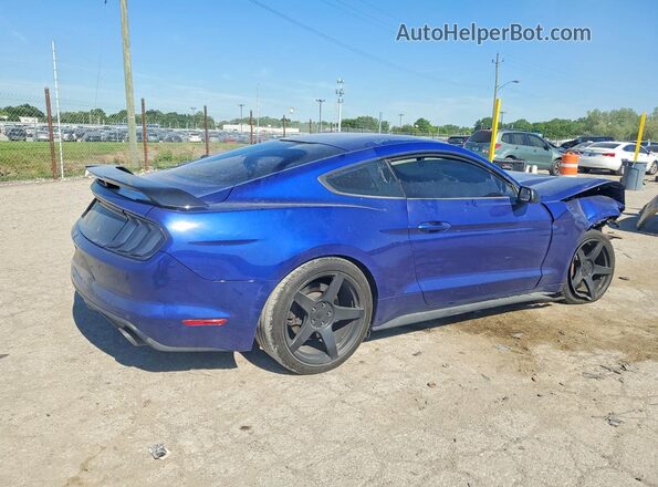 1FA6P8CF5G5301094 2016 FORD MUSTANG Blue Trasero derecho