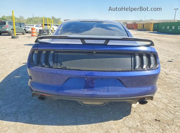 1FA6P8CF5G5301094 2016 FORD MUSTANG Blue Vista trasera