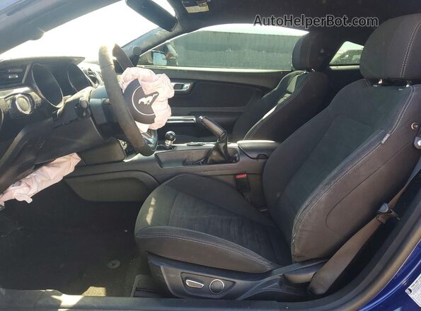 1FA6P8CF5G5301094 2016 FORD MUSTANG Blue Vista interior delantera