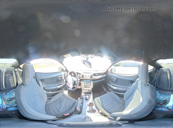 1FA6P8CF5G5301094 2016 FORD MUSTANG Blue Vista de la etiqueta del VIN