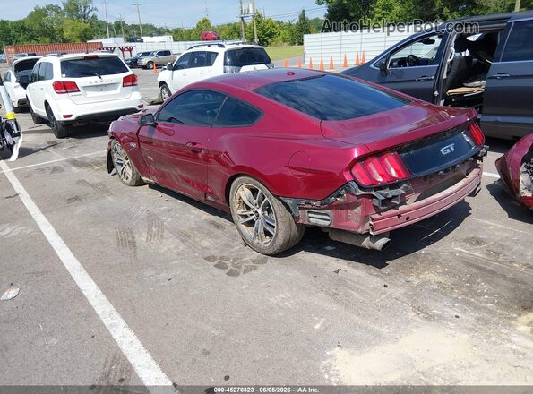 1FA6P8CF5G5302102 2016 FORD MUSTANG Красный Задняя левая четверть