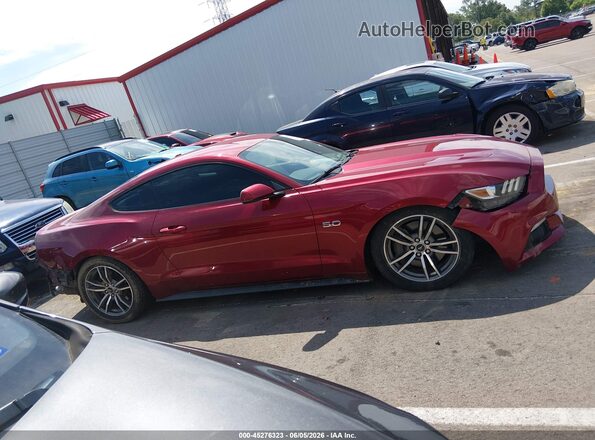 1FA6P8CF5G5302102 2016 FORD MUSTANG Красный Панорамный вид салона 360°
