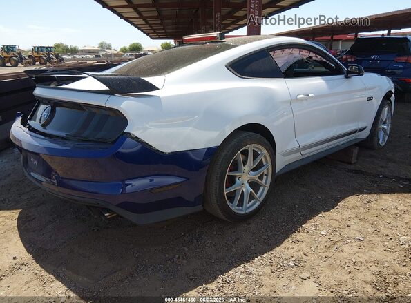 1FA6P8CF5G5327159 2016 FORD MUSTANG White Trasero derecho