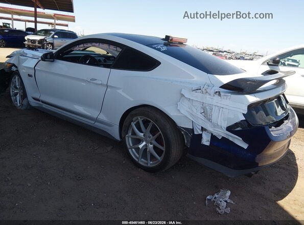 1FA6P8CF5G5327159 2016 FORD MUSTANG White Trasero izquierdo