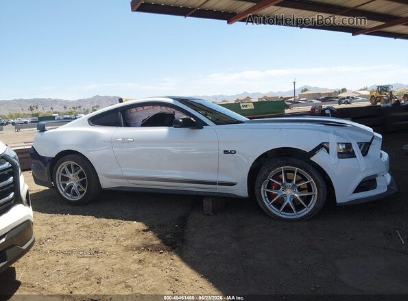 1FA6P8CF5G5327159 2016 FORD MUSTANG White Vista interior trasera