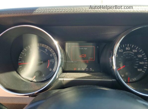 1FA6P8CF5H5255414 2017 FORD MUSTANG Red Սարքավորումների վահանակի տեսք