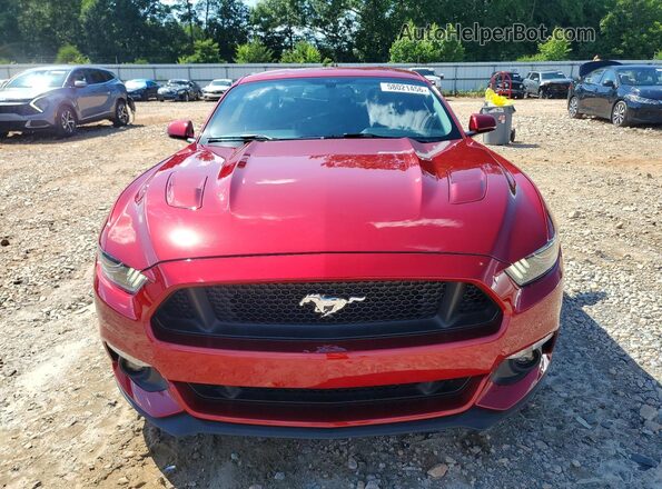 1FA6P8CF5H5255414 2017 FORD MUSTANG Red Դիմացի տեսք