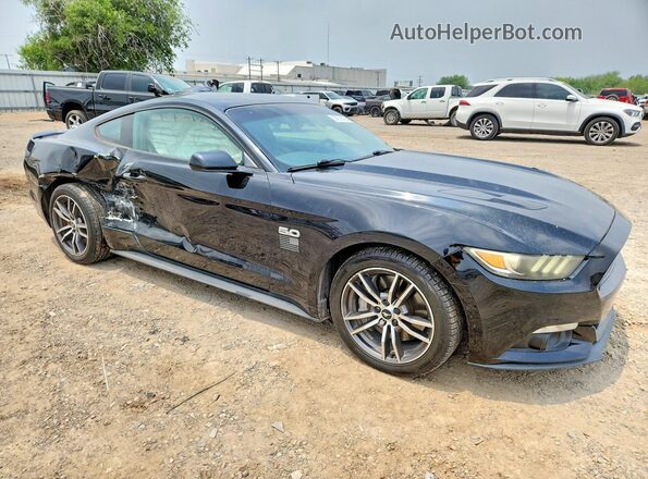 1FA6P8CF5H5275940 2017 FORD MUSTANG Black Передня права чверть
