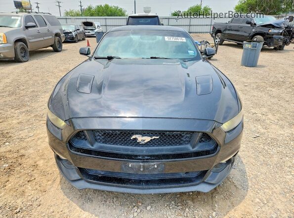 1FA6P8CF5H5275940 2017 FORD MUSTANG Black Вид спереду