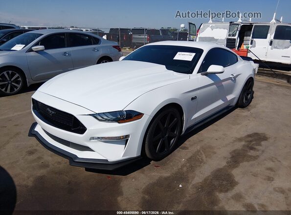 1FA6P8CF5K5120103 2019 FORD MUSTANG White Front left