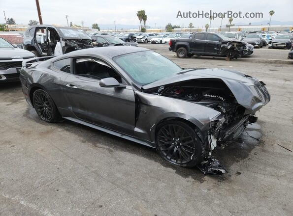 1FA6P8CF5K5135054 2019 FORD MUSTANG Серый 