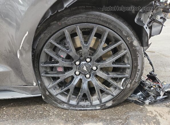 1FA6P8CF5K5135054 2019 FORD MUSTANG Серый Панорамный вид салона 360°