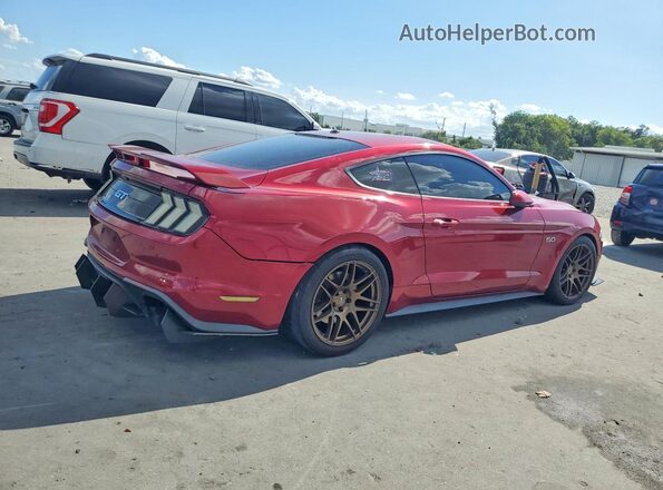 1FA6P8CF5K5184187 2019 FORD MUSTANG Red Հետևի աջ