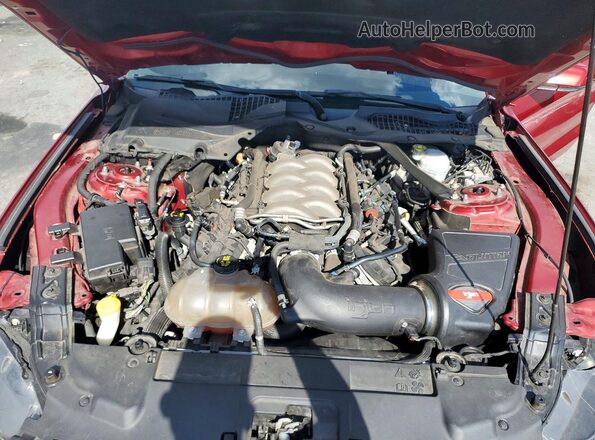 1FA6P8CF5K5184187 2019 FORD MUSTANG Red Սալոնի հետևի տեսք