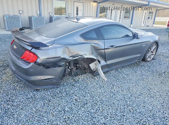 1FA6P8CF5M5158157 2021 FORD MUSTANG Gray 