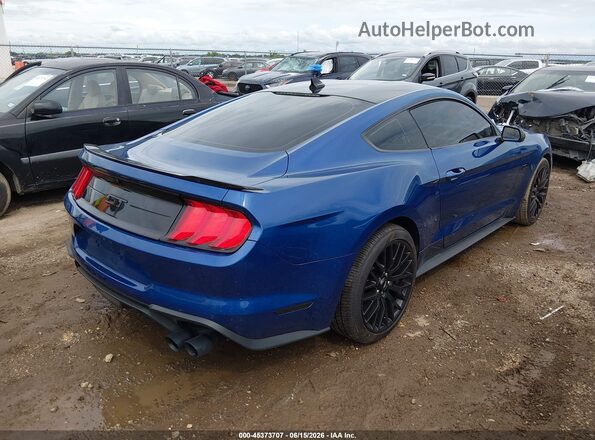 1FA6P8CF5N5123328 2022 FORD MUSTANG Blue Rear right