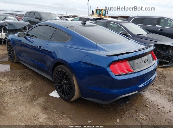 1FA6P8CF5N5123328 2022 FORD MUSTANG Blue Rear left