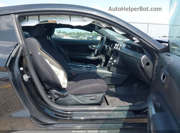 1FA6P8CF5N5133292 2022 FORD MUSTANG Black Front interior view